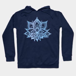 Blue Lotus Flower Hoodie